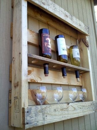 wine, cellar, bottles, storage, home, palet, diy, rustic