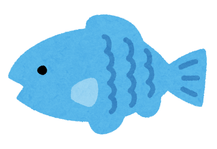 いろいろな色の小魚のイラスト かわいいフリー素材集 いらすとや