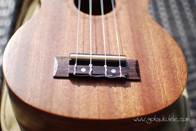 Flight NUS310 Soprano Ukulele bridge