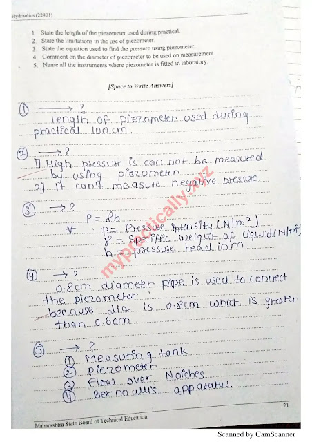 Hydraulics lab manual answers