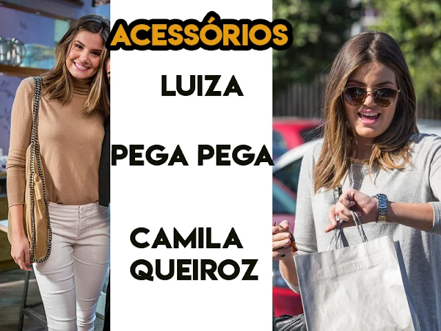 Acessórios da Camila Queiroz, a Luiza em Pega Pega