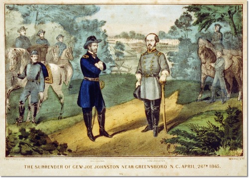 The Civil War of the United States Surrender at Bennett  