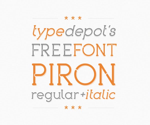 Piron Free Font