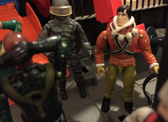 1984 Firefly, 2004 Comic Pack Kwinn, 2005 Snake Eyes, Night Force Roadblock, Short Fuze, Stinger Driver