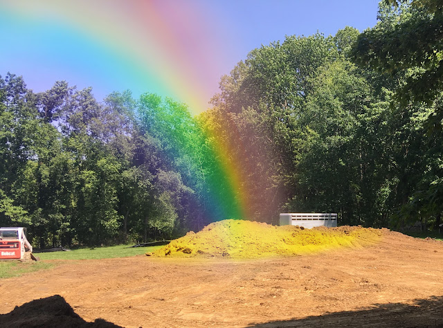 dirt pile rainbow