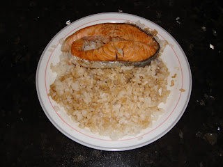 ARROZ CON SALMON Y SOJA