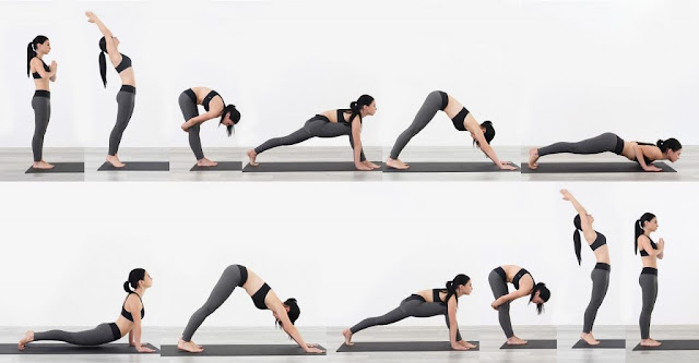 How to do the surya namaskar yoga steps correctly