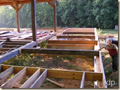 continued framing -- three sections