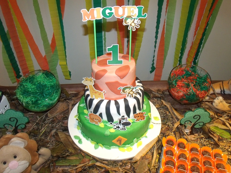 A Jungle Themed 1st Birthday Party From Brazil Party Ideas Party