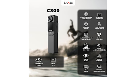 Spesifikasi dan Fitur SJCAM C300 2800 mAh Mini Action Camera