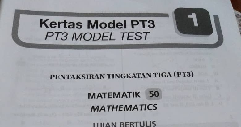 Kertas Soalan Pt3 Matematik 2019 - My Ponny b