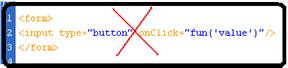 php onclick event does not work