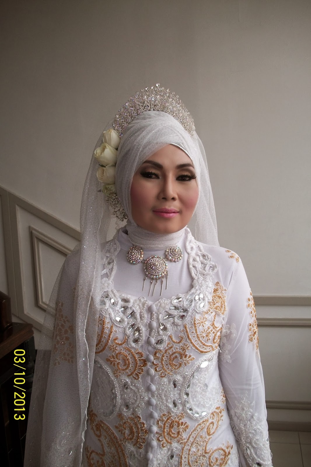 rias ku by sasha Make  up  pengantin  muslimah 