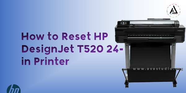 How to Reset HP DesignJet T520 24-in Printer