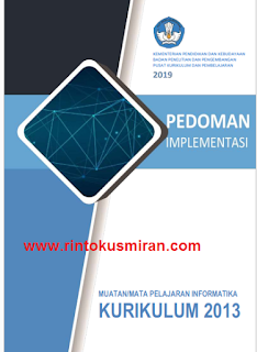 Pedoman implementasi muatan informatika dalam Kurikulum 2013,