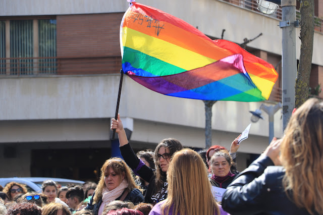 concentración del movimiento feminista por el 8 de marzo