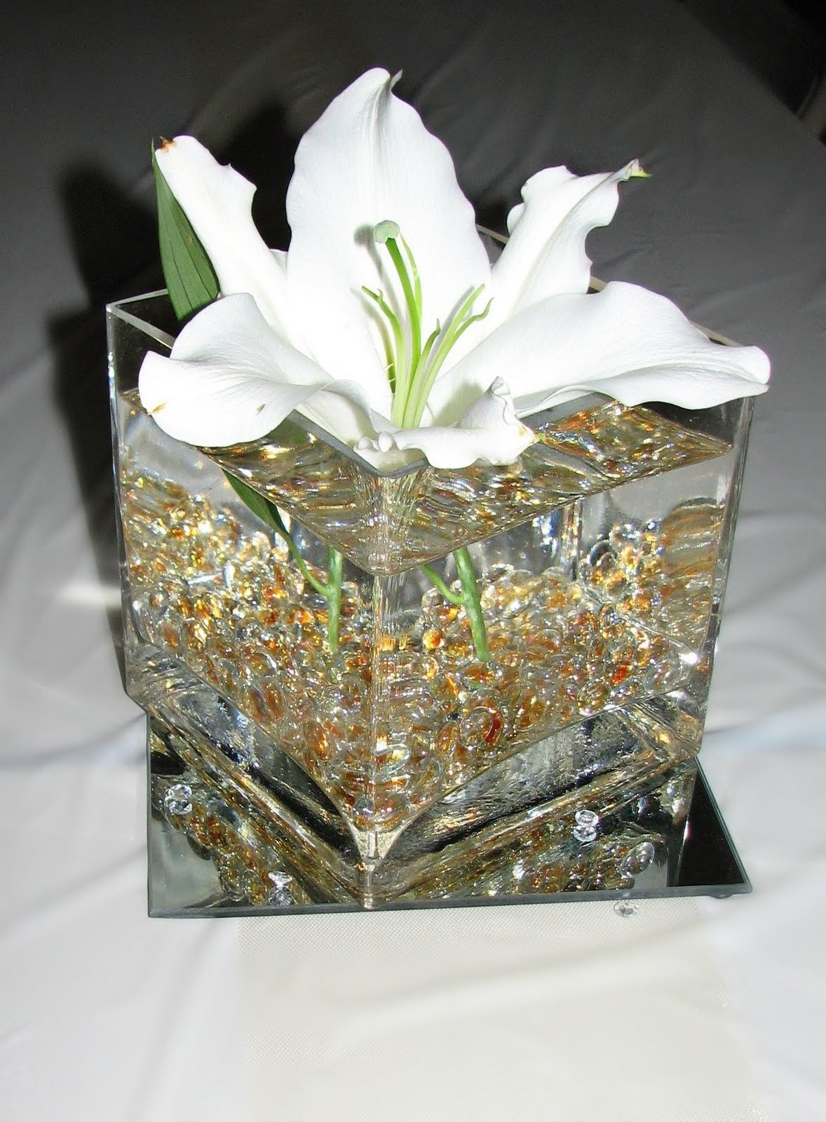 heart wedding centerpieces