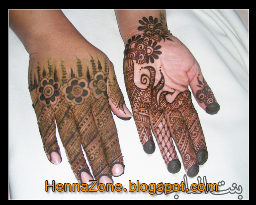 Simple henna design Arabic style 