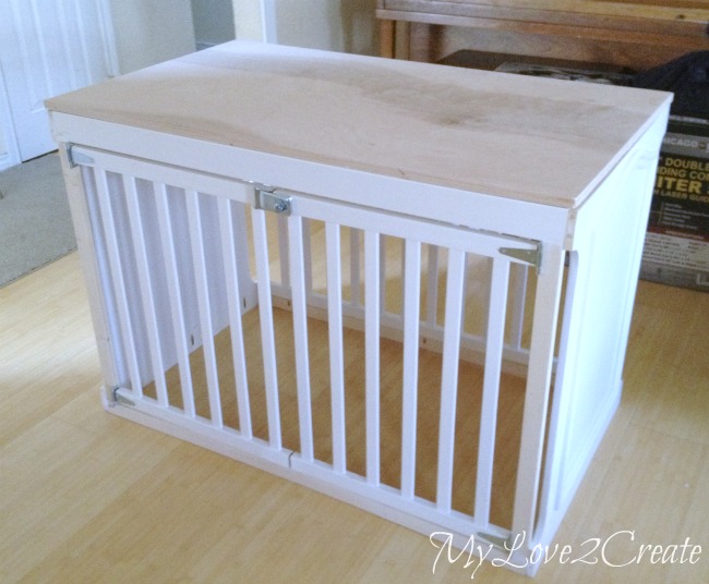 Turn an old Crib into an awesome Dog Crate My Love 2 Create