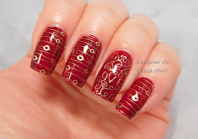 Potion Polish Cranberry Fizzy + uberchic beauty love and marriage