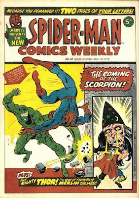 Spider-Man Comics Weekly #14, the Scorpion and Merlin