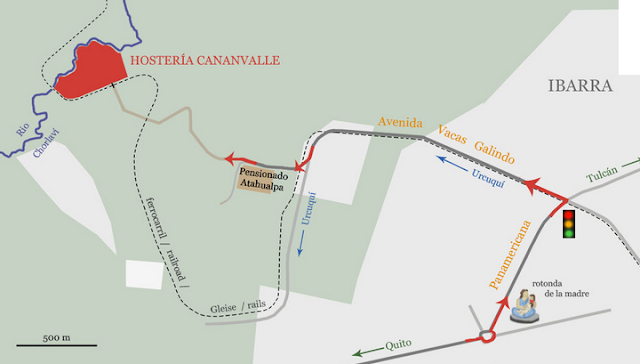 Cómo llegar Hosterías turísticas en Ecuador - Hostería Cananvalle