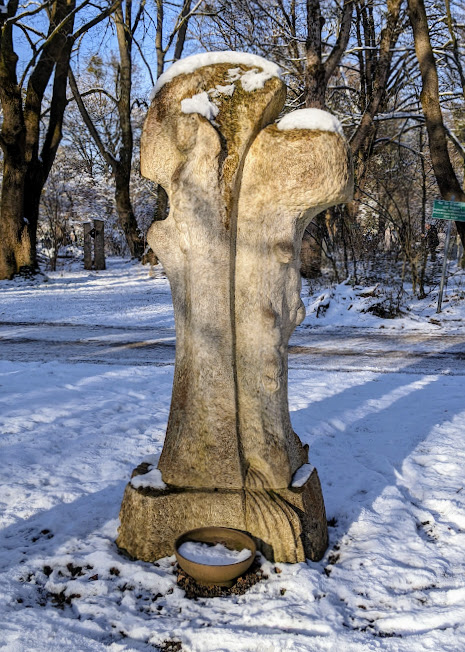 München Winterlicher Westfriedhof Bilder photos cimetière l'ouest hiver