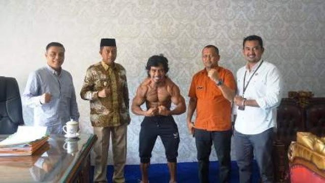 Pemda dan Koni Lepas Atlet Binaragawan Iba Salam Ikuti Kejurnas di Bogor