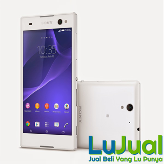 Tampilan Depan Belakang Putih - Sony Xperia C3 Dual Sim | LuJual