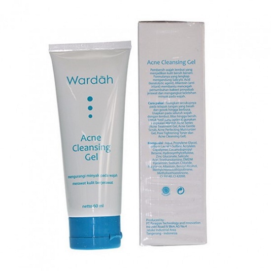 review dan harga wardah acne cleansing gel