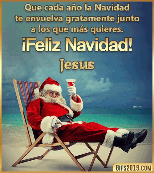 Gif feliz navidad jesus