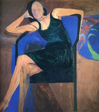 Seated woman