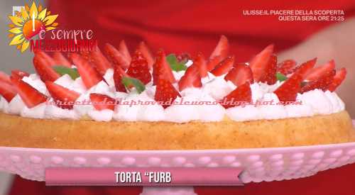 Torta furba alle fragole ricetta Natalia Cattelani