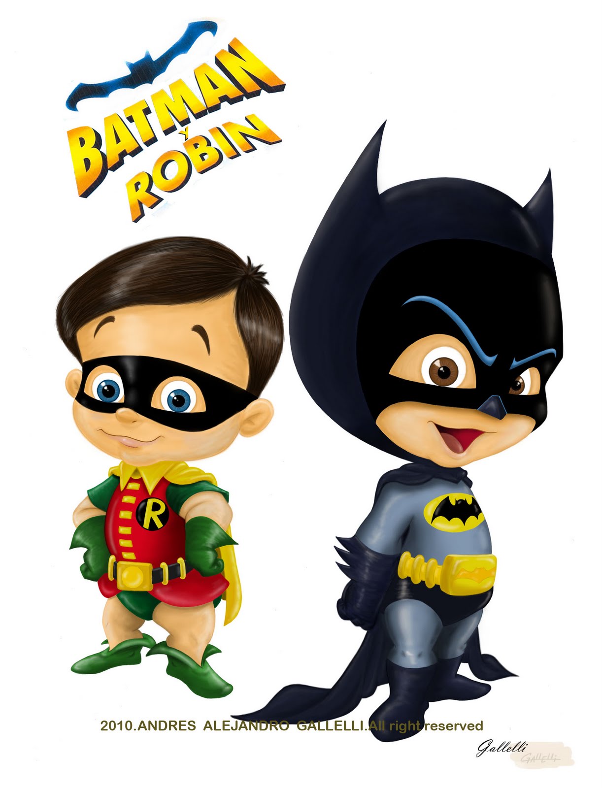 ... Ilustraciones-AnimaciÃ³n-Storyboard: Superheroes Bebe "Batman y Robin