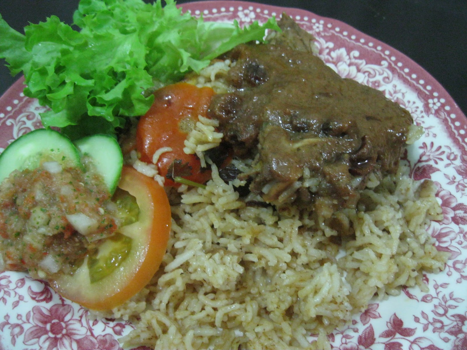 Joy: RESEPI : Nasi Arab [Kambing]