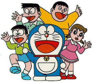 Gambar wallpaper Doraemon dan teman-temannya