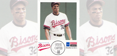 Steve Carter 1990 Buffalo Bisons card