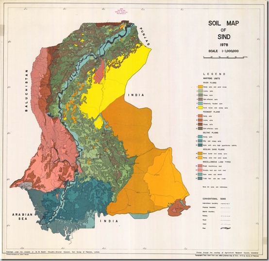Soil Map of sindh