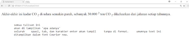 format text Html, Tag-tag Html, format tag html