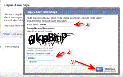 cara tutup akun facebook 