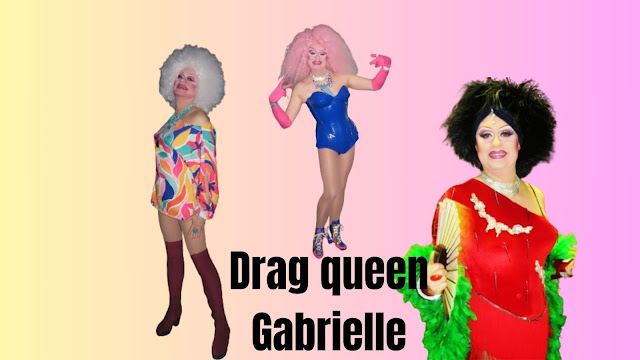 Drag queen Gabrielle. Bienvenidos al show drag más divertido.