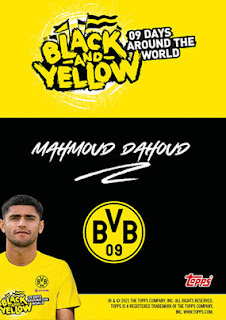 Topps Borussia Dortmund Black & Yellow 9 Days Around the World Player Menu