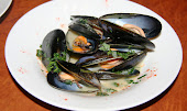 Mussels in white wine sauce