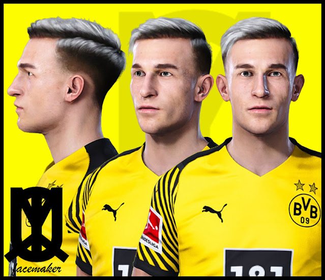 Nico Schlotterbeck Face For eFootball PES 2021