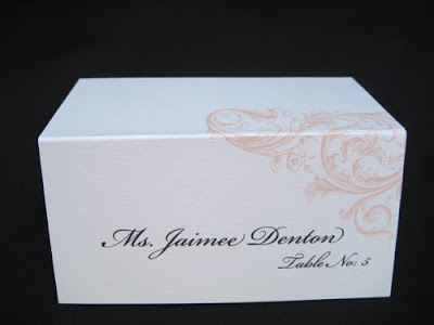 Wedding Table  Cards on Blush Paperie  Wedding Place Card Giveaway