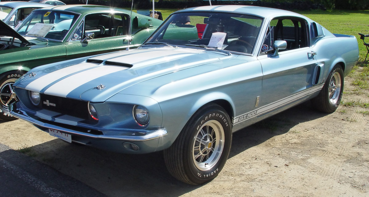 1967 Shelby Mustang GT500Blue White