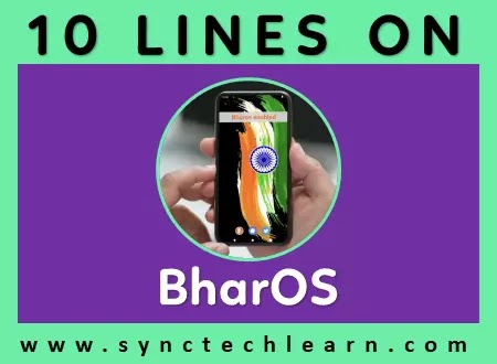 10 lines about BharOS in English
