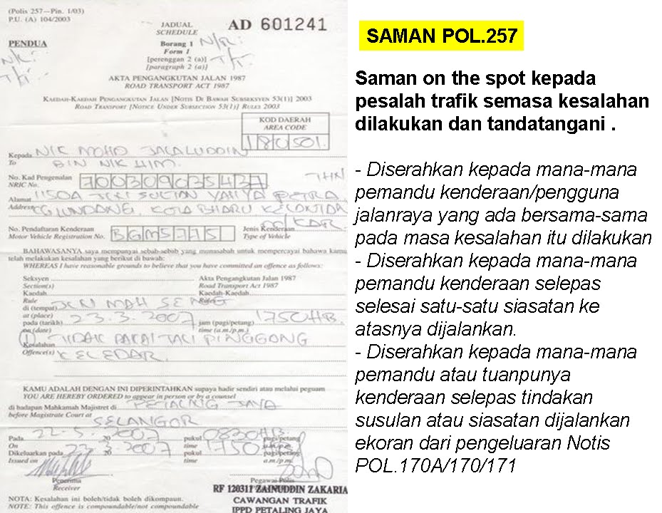 Fire Starting Automobil: Bayar Saman elak Blacklist