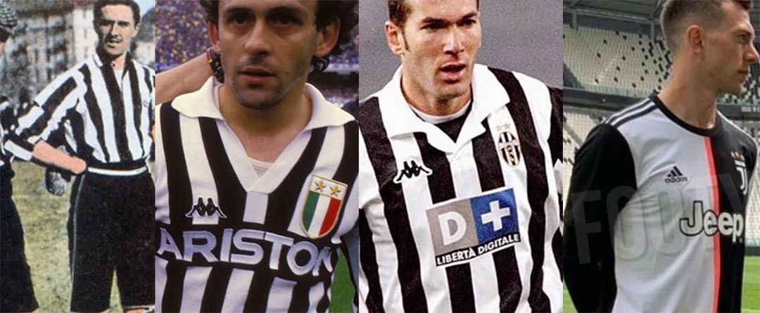 Revolutionary Half And Half Design Next Season Full Juventus Home Kit History From 1897 Until 2019 Footy Headlines