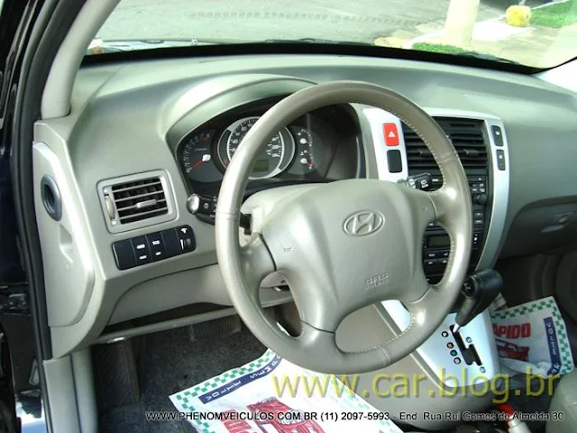 Hyundai Tucson 2008 V6 4WD - interior / painel